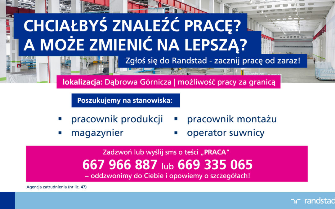 Praca szuka człowieka!
