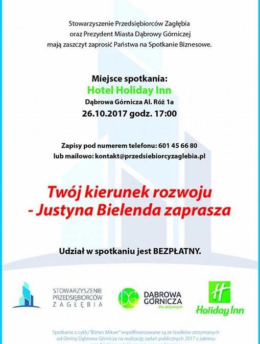 „Twój Kierunek rozwoju – Justyna Bielenda zaprasza”.